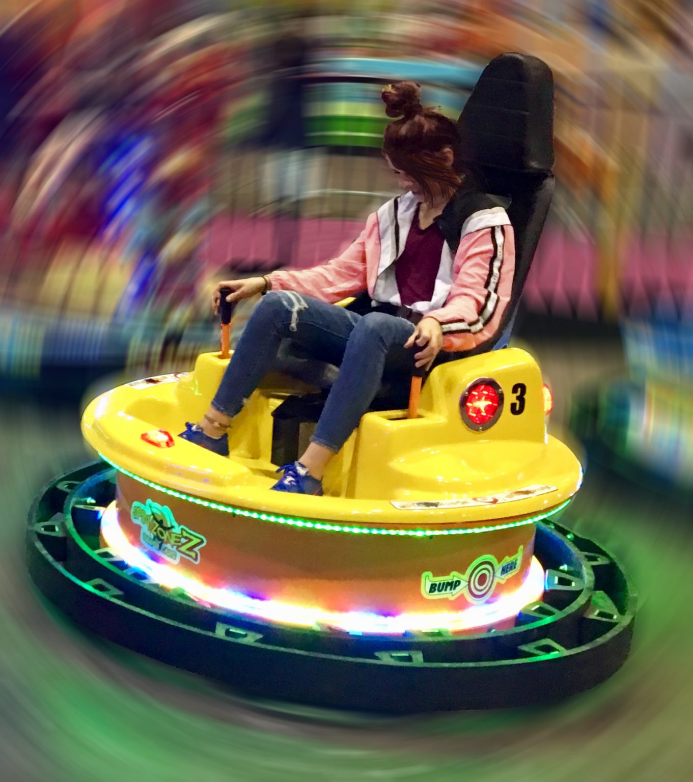 spin zone bumper cars price